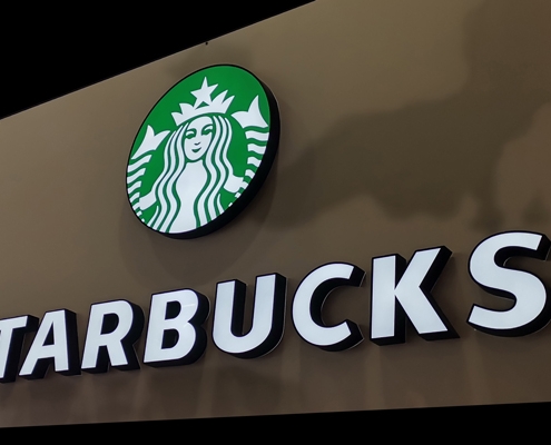 abcMIX LED Signages for Starbucks Coffee Shops Brand Update