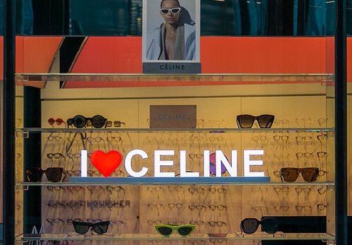 abcMIX LED letter signages for Celine shop in Australia